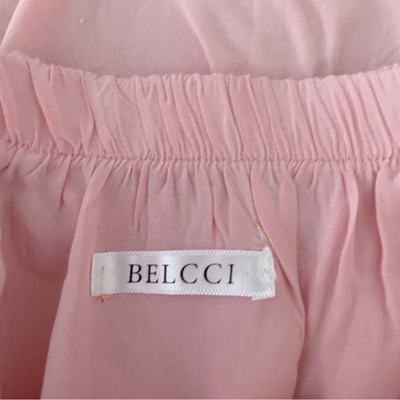 Belcci Powdery Pink Halter less Maxi Dress with Lace Sz: M - Picture 4 of 7